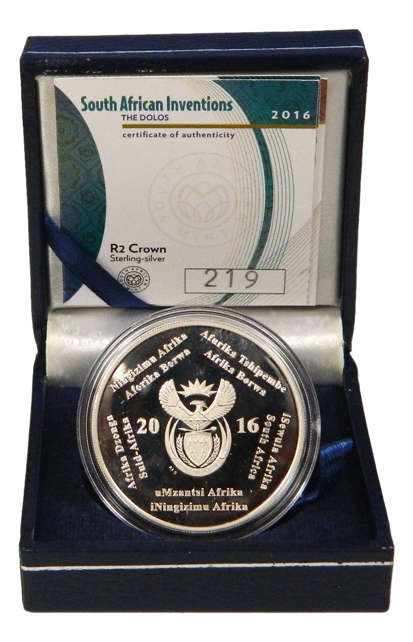 2016 -  SUD AFRICA - ONZA PLATA PROOF - R2 THE DOLOS