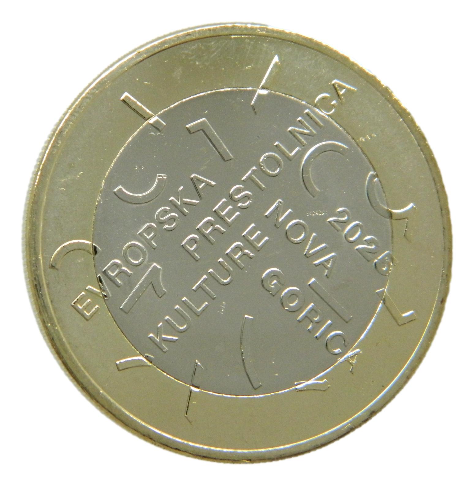 2025 - ESLOVENIA - 3  EURO - NOVA GORICA - BIMETALICA