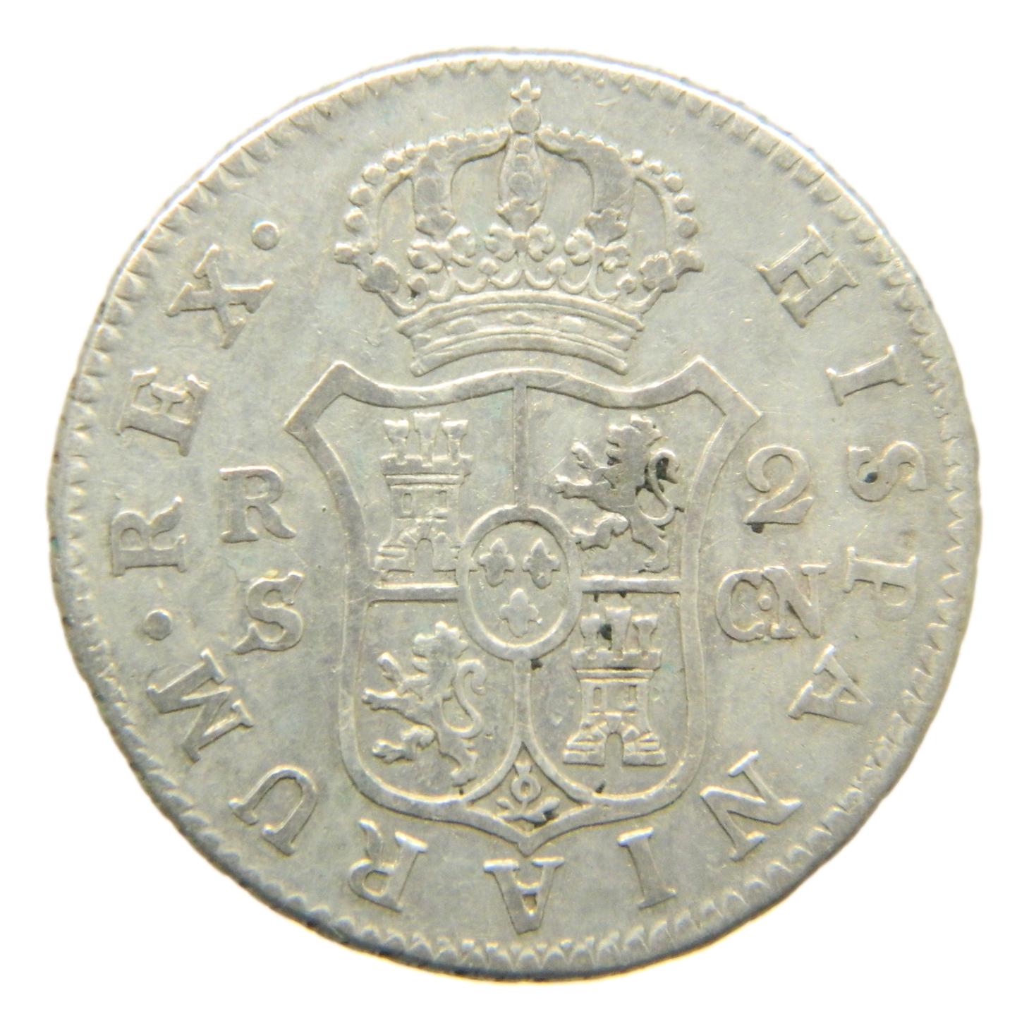 1801 CN - CARLOS IV - 2 REALES - SEVILLA - MBC