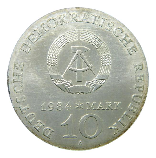 1984 - DEUTSCHE DEMOKRATISCHE REPUBLIK - 10 MARK - ALFRED BREHM