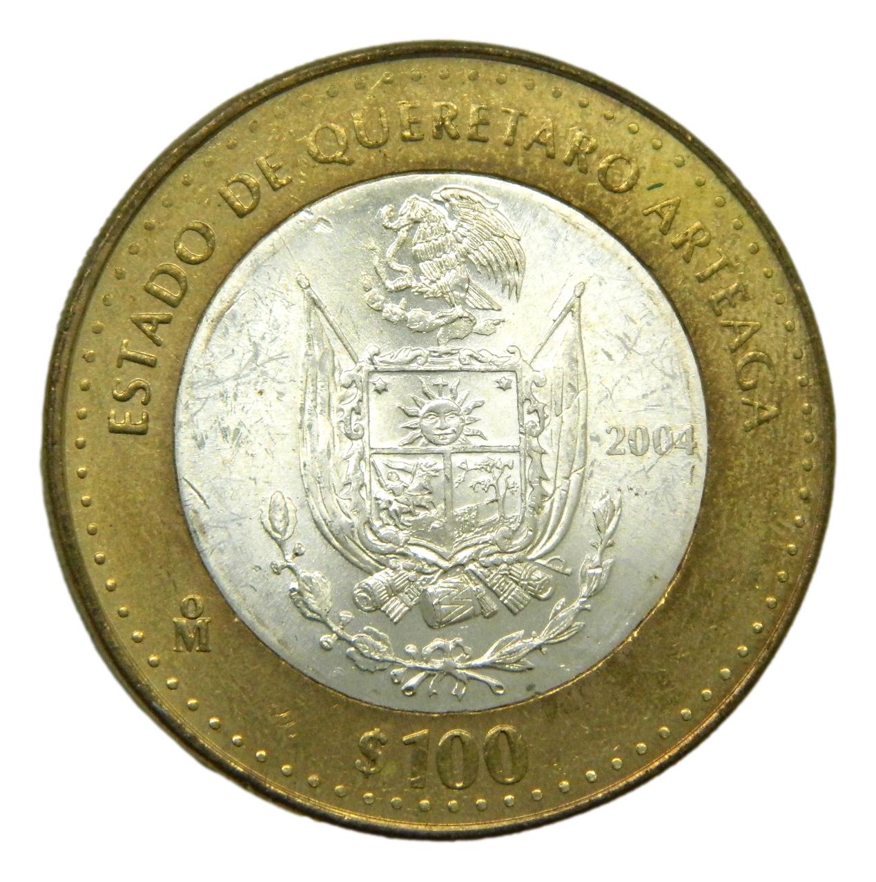 2004 - MEXICO - 100 PESOS - QUERETARO ARTEAGA