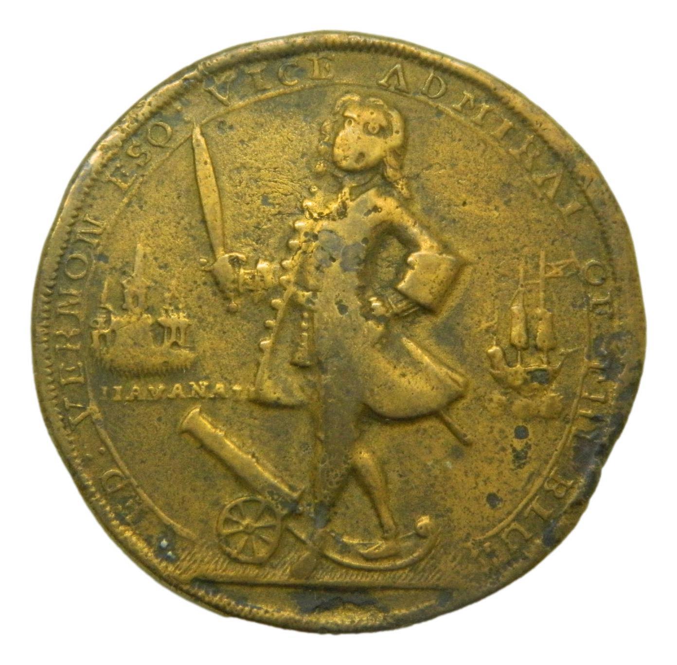 1739 - GRAN BRETAÑA - MEDALLA - VIRREINATO DE NUEVO REINO DE GRANADA