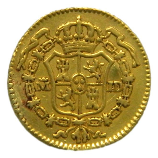 1783 JD - CARLOS III - 1/2 ESCUDO - MADRID