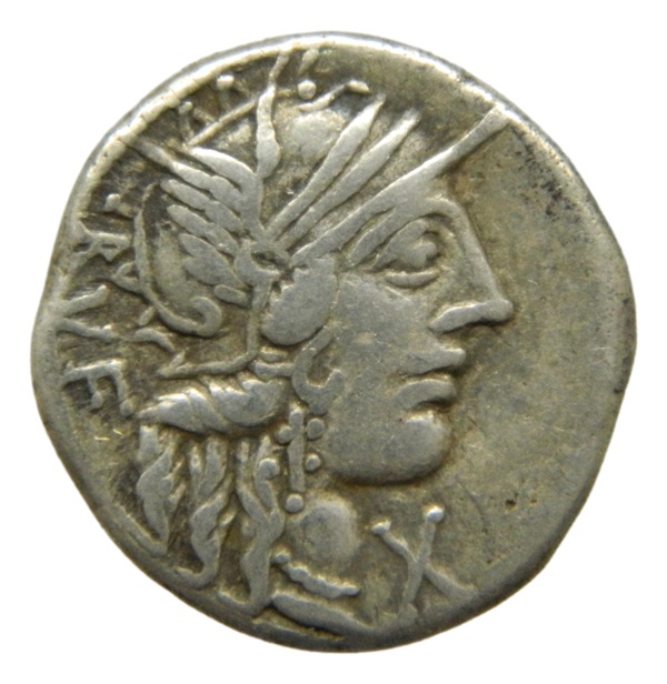 DENARIO REPUBLICANO - MINUCIA - 122 aC