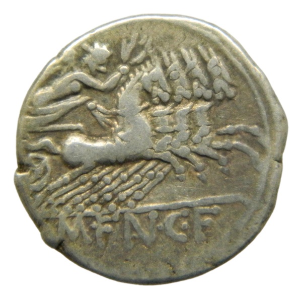DENARIO REPUBLICANO - FANNIA - 123 aC