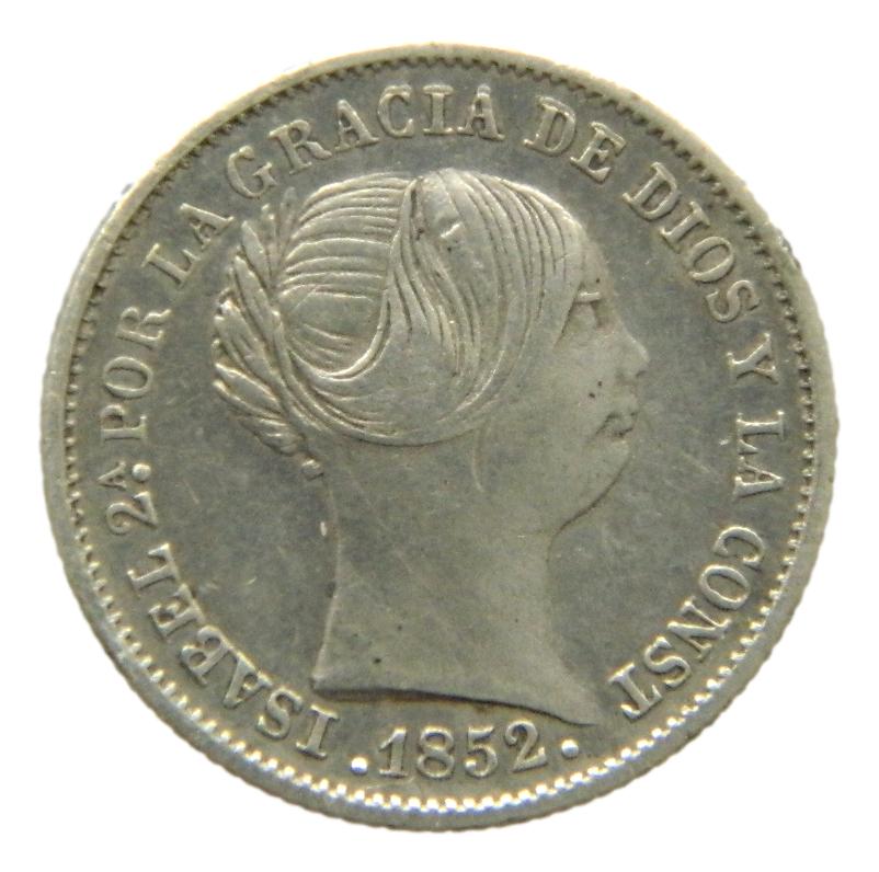 1852 - ISABEL II - 1 REAL - MADRID - MBC