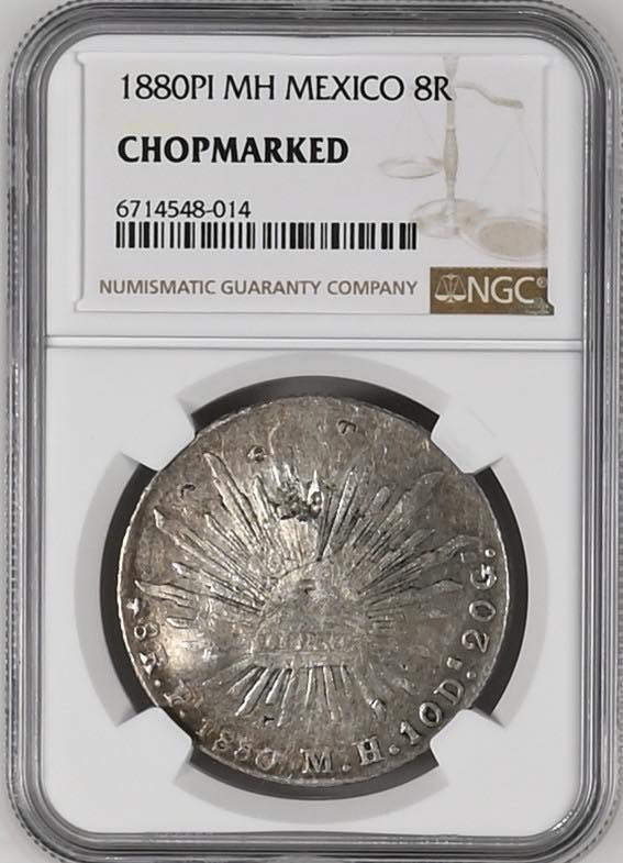 1880 MH - MEXICO - 8 REALES - SAN LUIS POTOSI - NGC - S10/510