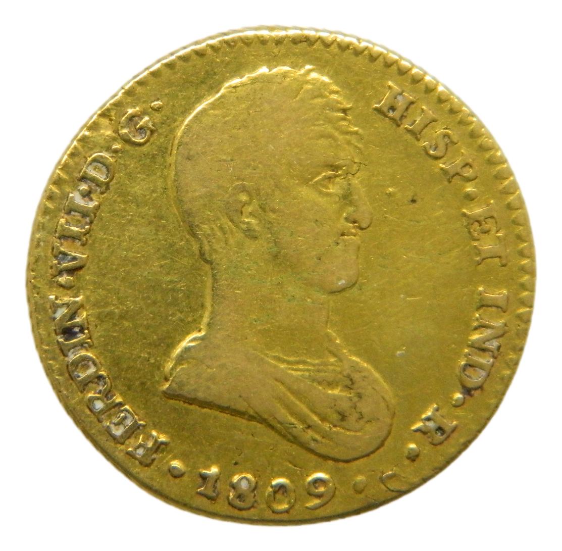 1809 CN - FERNANDO VII - 2 ESCUDOS - SEVILLA - MBC