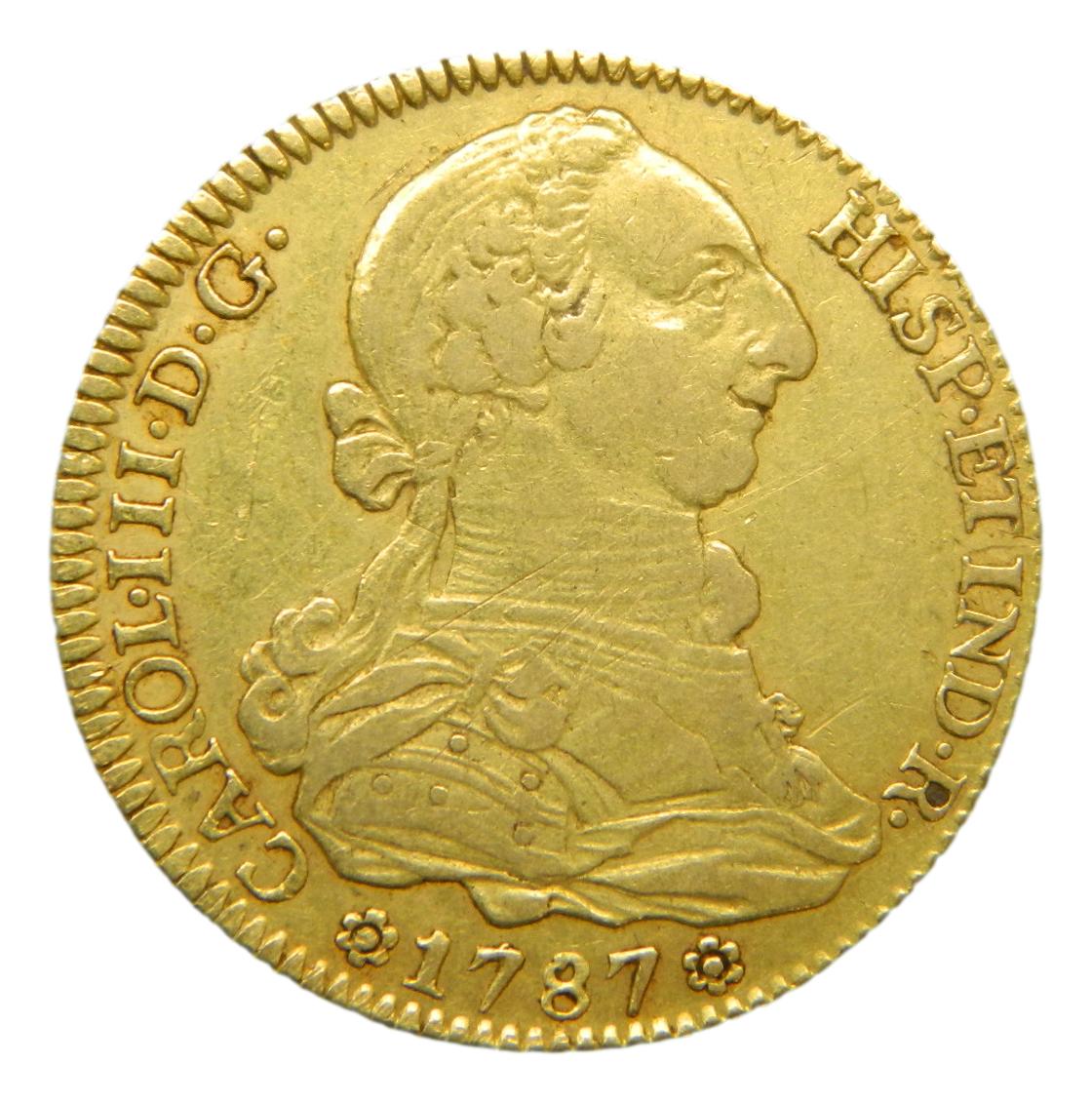 1787 CM - CARLOS III - 4 ESCUDOS - SEVILLA - MBC-