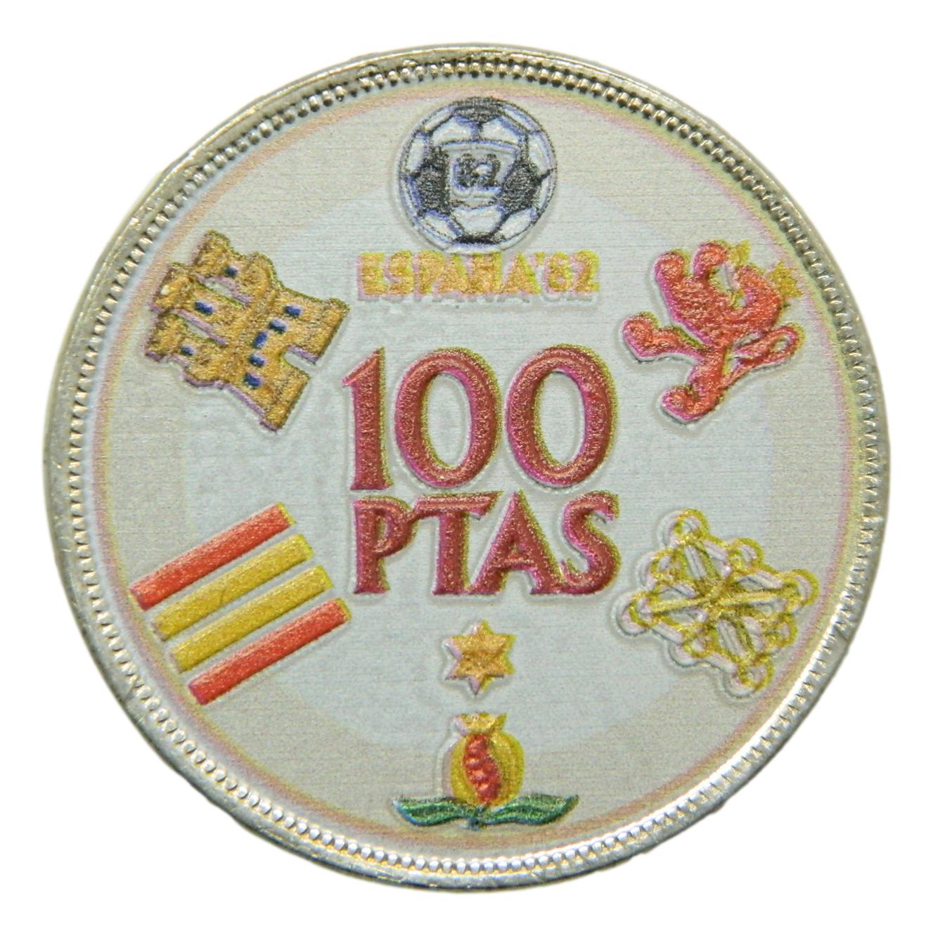 1980 - JUAN CARLOS I - 100 PESETAS ESPAÑA - COLOR - ESPAÑA 82