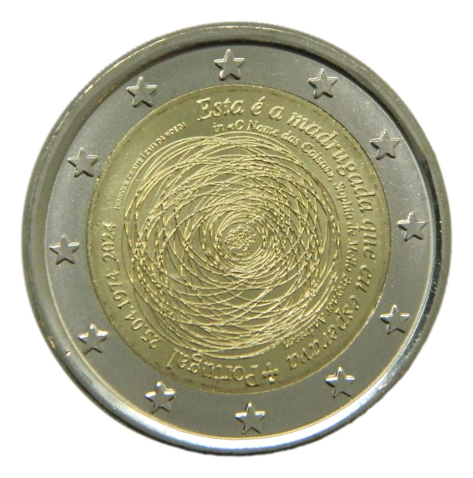 2024 - PORTUGAL - 2 EURO - 50 ANIVERSARIO REVOLUCION DE LOS CLAVELES