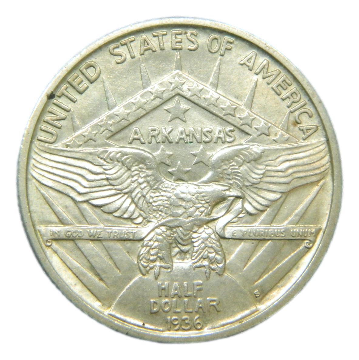 1936 S - USA - 1/2 DOLAR - ARKANSAS CENTENNIAL - MBC+