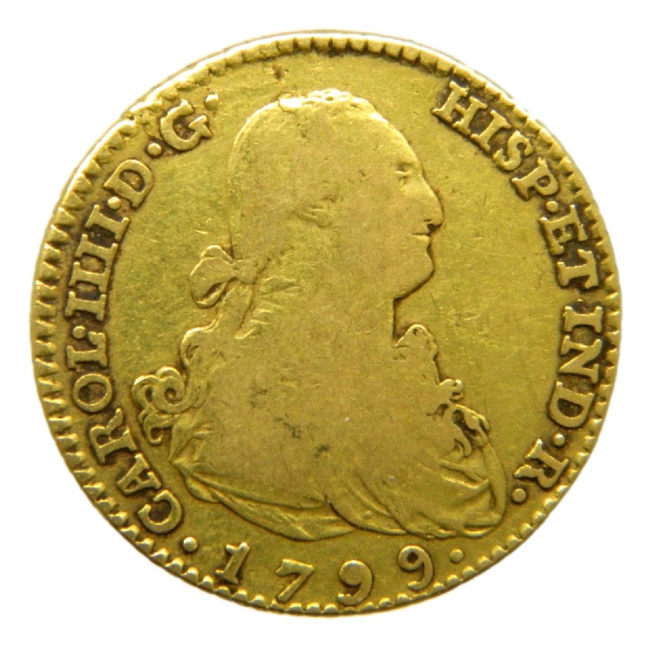 1799 MF - CARLOS IV - 2 ESCUDOS - MADRID - BC