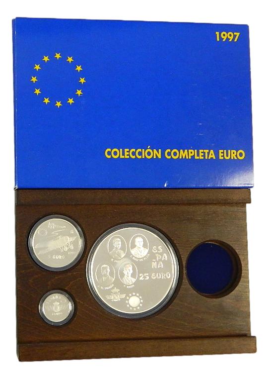 1997 - ESPAÑA - COLECCION EUROS - 3 MONEDAS