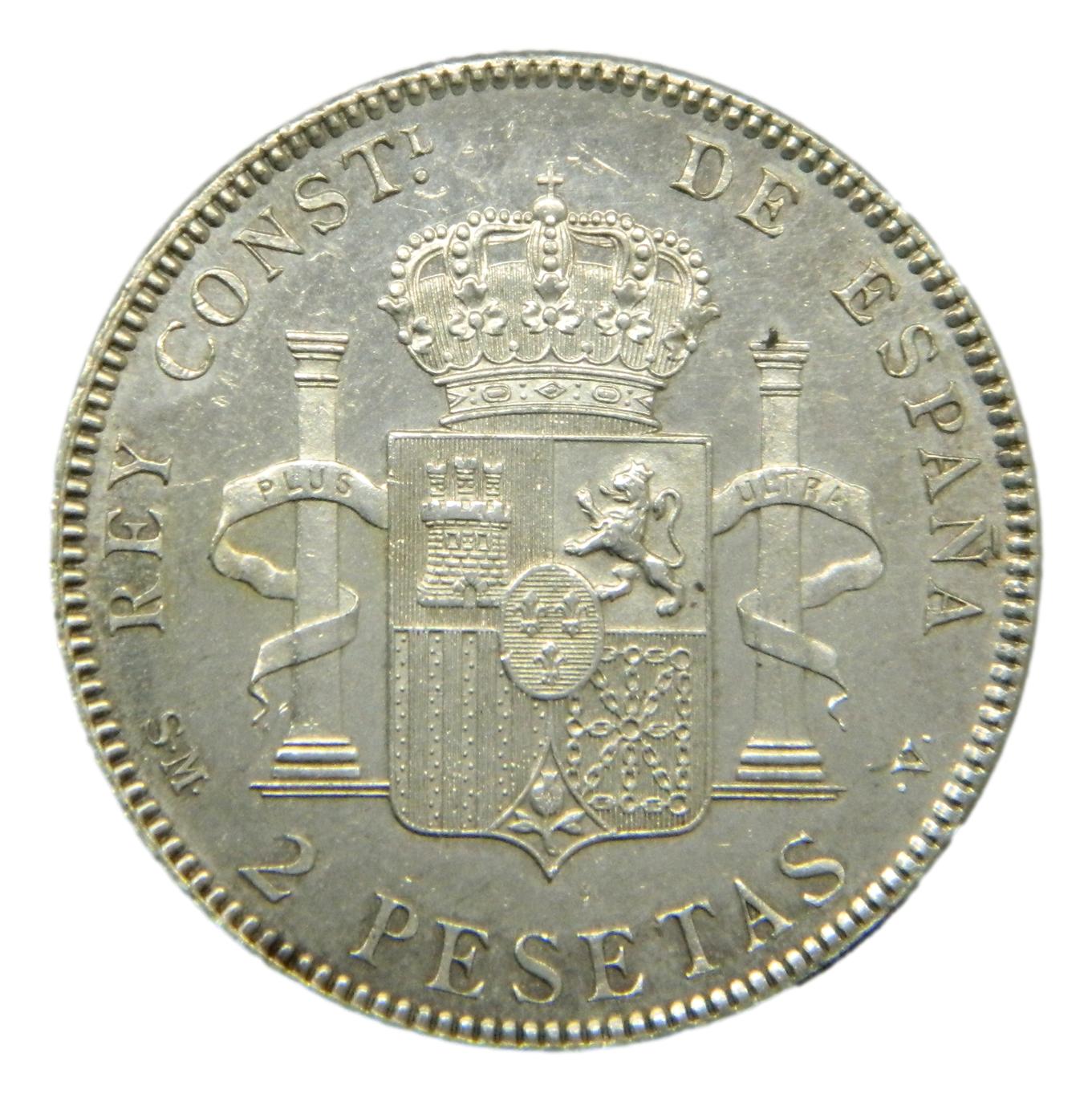 1905 *19-05 - ALFONSO XIII - 2 PESETAS - SMV - SC-