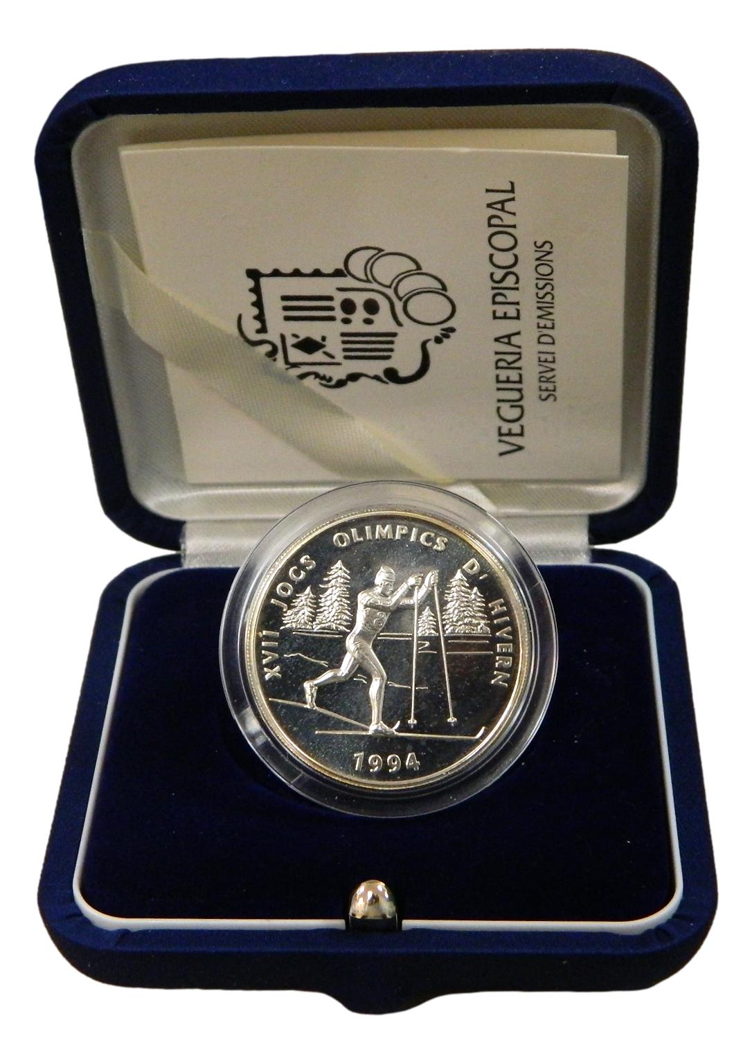 1993 - ANDORRA - 5 DINERS - XVII JOCS OLIMPICS HIVERN 1994