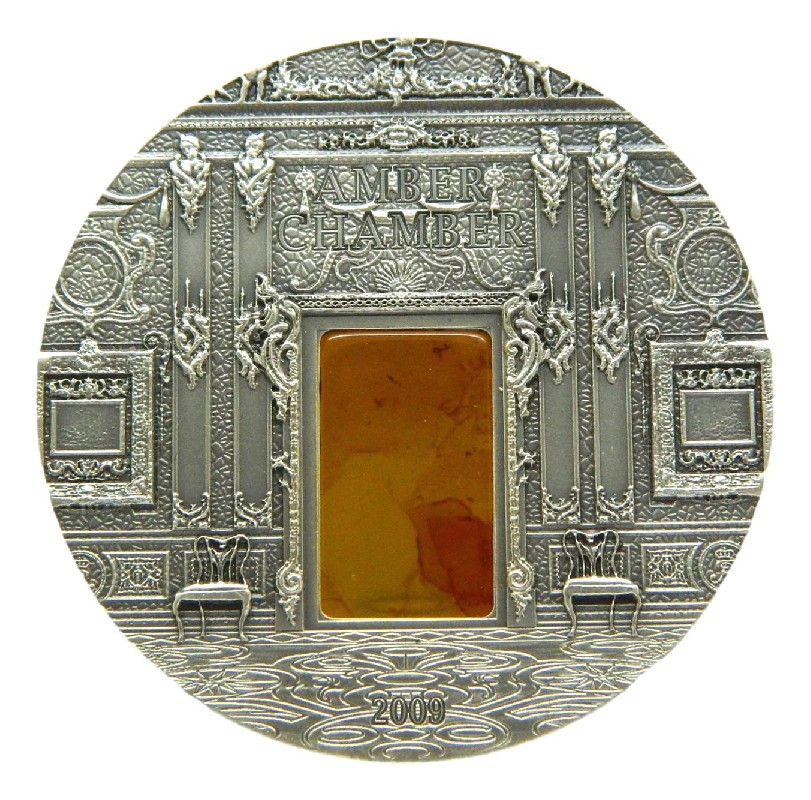 2009 - REPUBLIC OF PALAU - 10 DOLLARS - THE AMBER CHAMBER - AMBAR