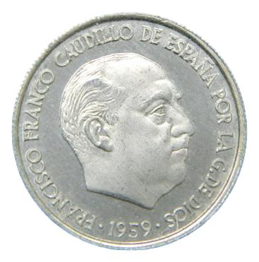 1959 - FRANCO - 5 CENTIMOS - PROOF