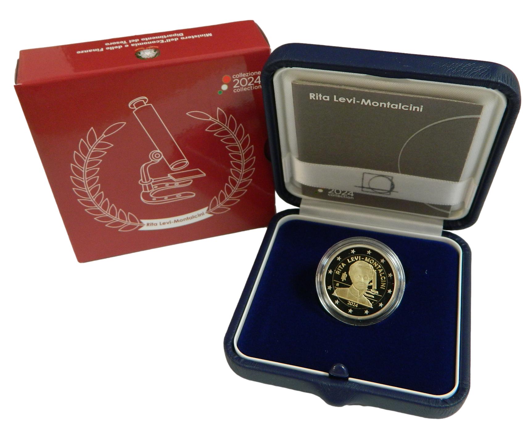 2024 - ITALIA - 2 EURO - RITA LEVI-MONTALCINI - PROOF