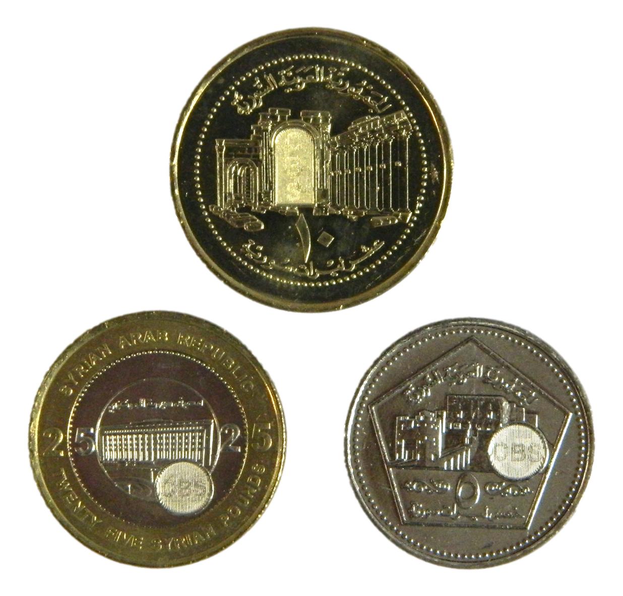 2003 - SIRIA - SERIE 3 MONEDAS - POUNDS