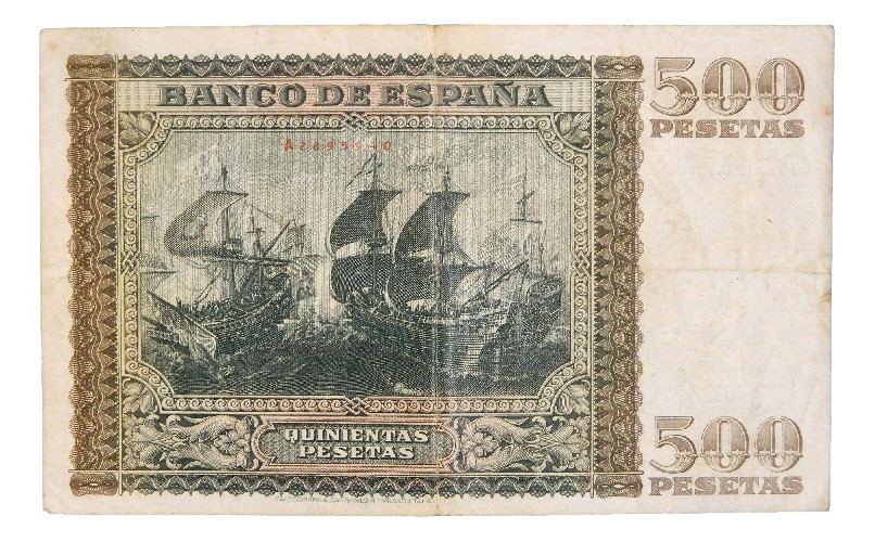 1940 - ESPAÑA - BILLETE - 500 PESETAS - JUAN DE AUSTRIA - BC