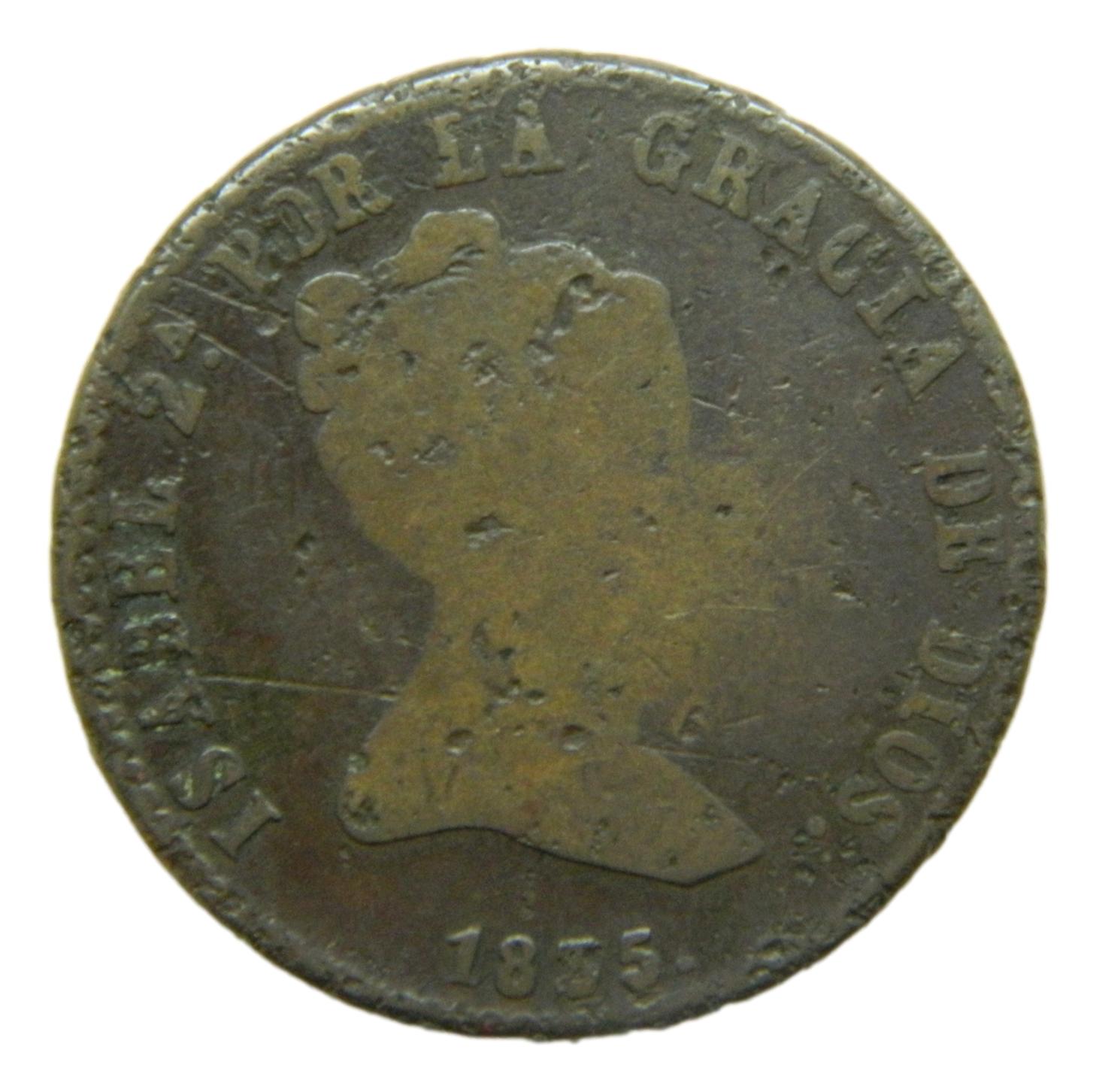 1835 - ISABEL II - 8 MARAVEDIS - SEGOVIA - BC - S9/286