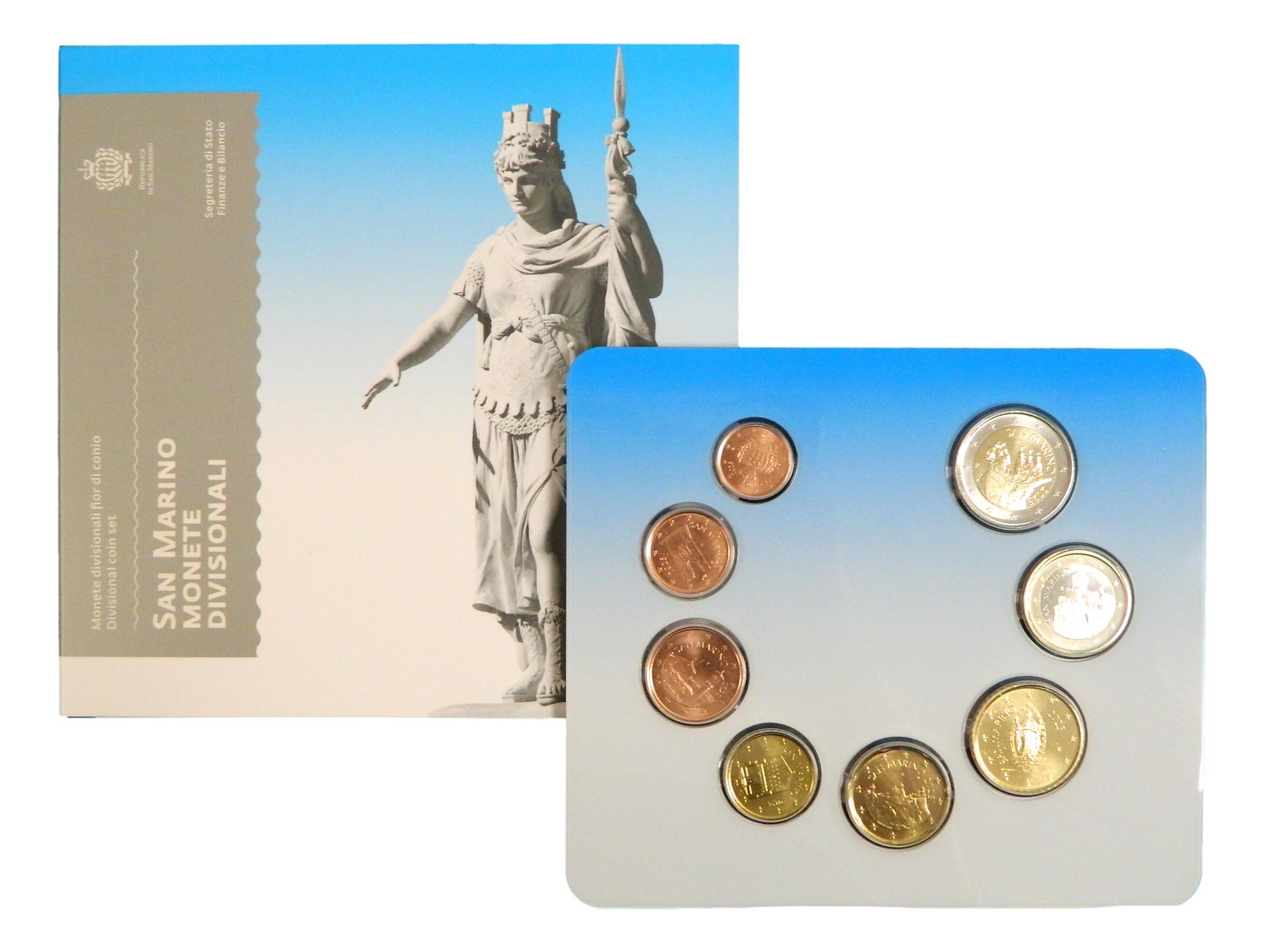 2025 - SAN MARINO - CARTERA EUROS - 8 MONEDAS
