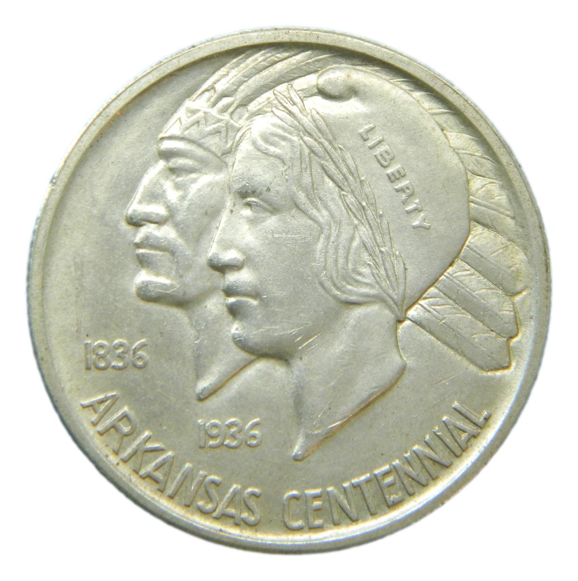 1936 S - USA - 1/2 DOLAR - ARKANSAS CENTENNIAL - MBC+