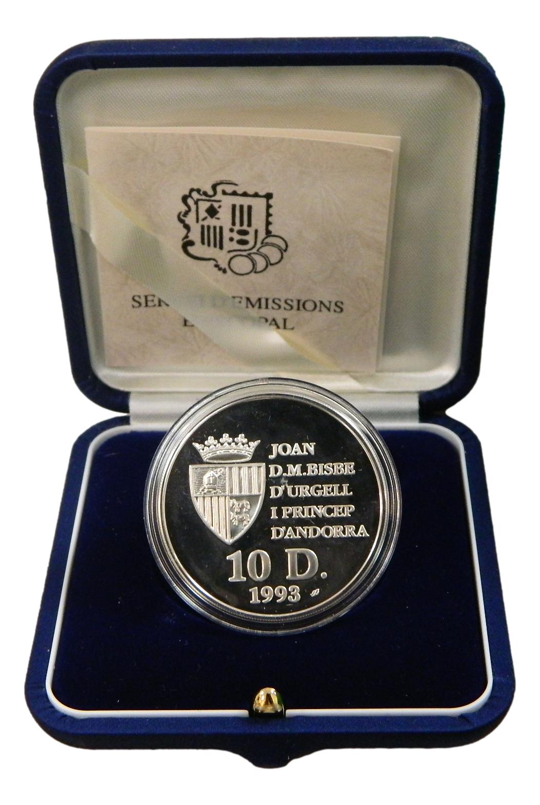 1993 - ANDORRA - 10 DINERS - FUTBOL - USA 1994