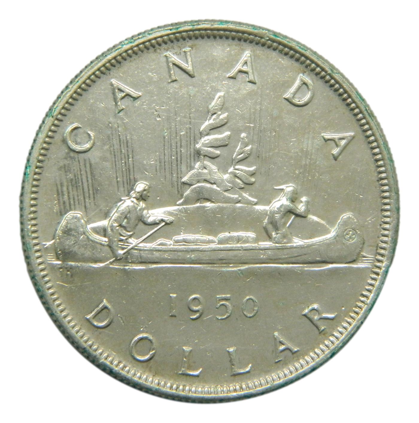 1950 - CANADA - DOLLAR - GEORGE VI - PLATA