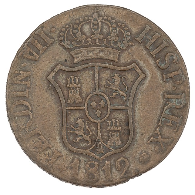 1812 - FERNANDO VII - 3 CUARTOS - CATALUNYA - MBC - S12/182