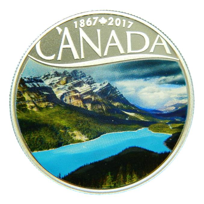 2017 - CANADA - 10 DOLLARS - LAGO PEYTO - COLOR