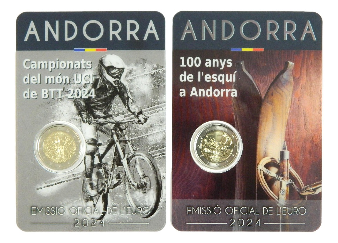 2024 - ANDORRA - 2 EURO - PAREJA - ESQUI - CAMPEONATO UCI BTT