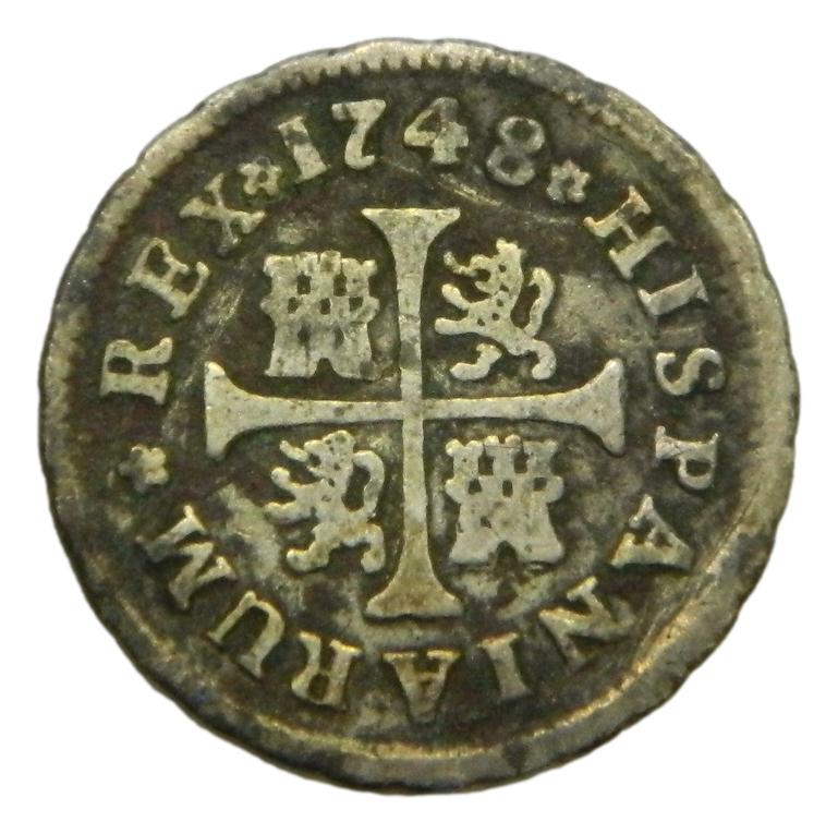 1748 JB - FERNANDO VI - 1/2 REAL - MADRID - BC