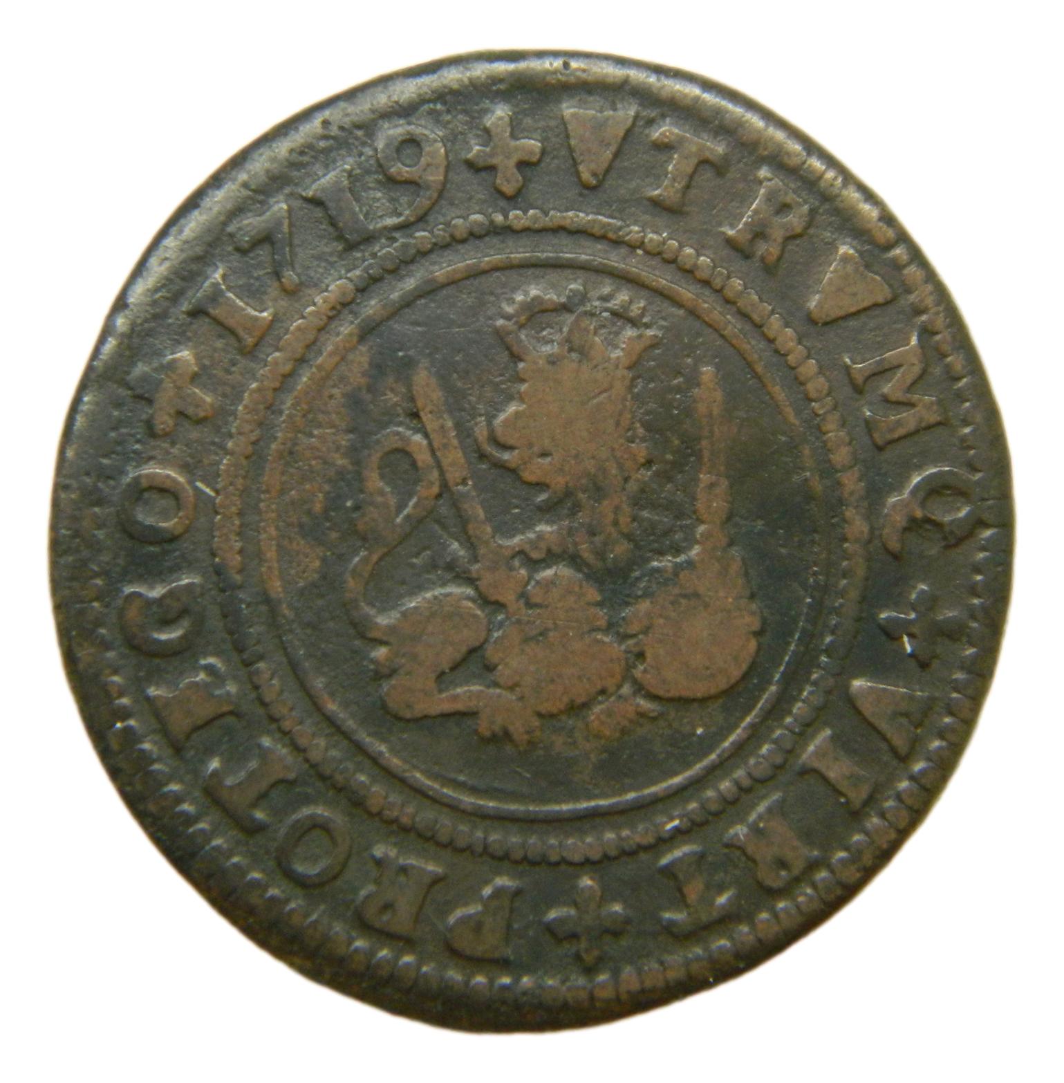 1719 - FELIPE V - 4 MARAVEDIS - VALENCIA - MBC