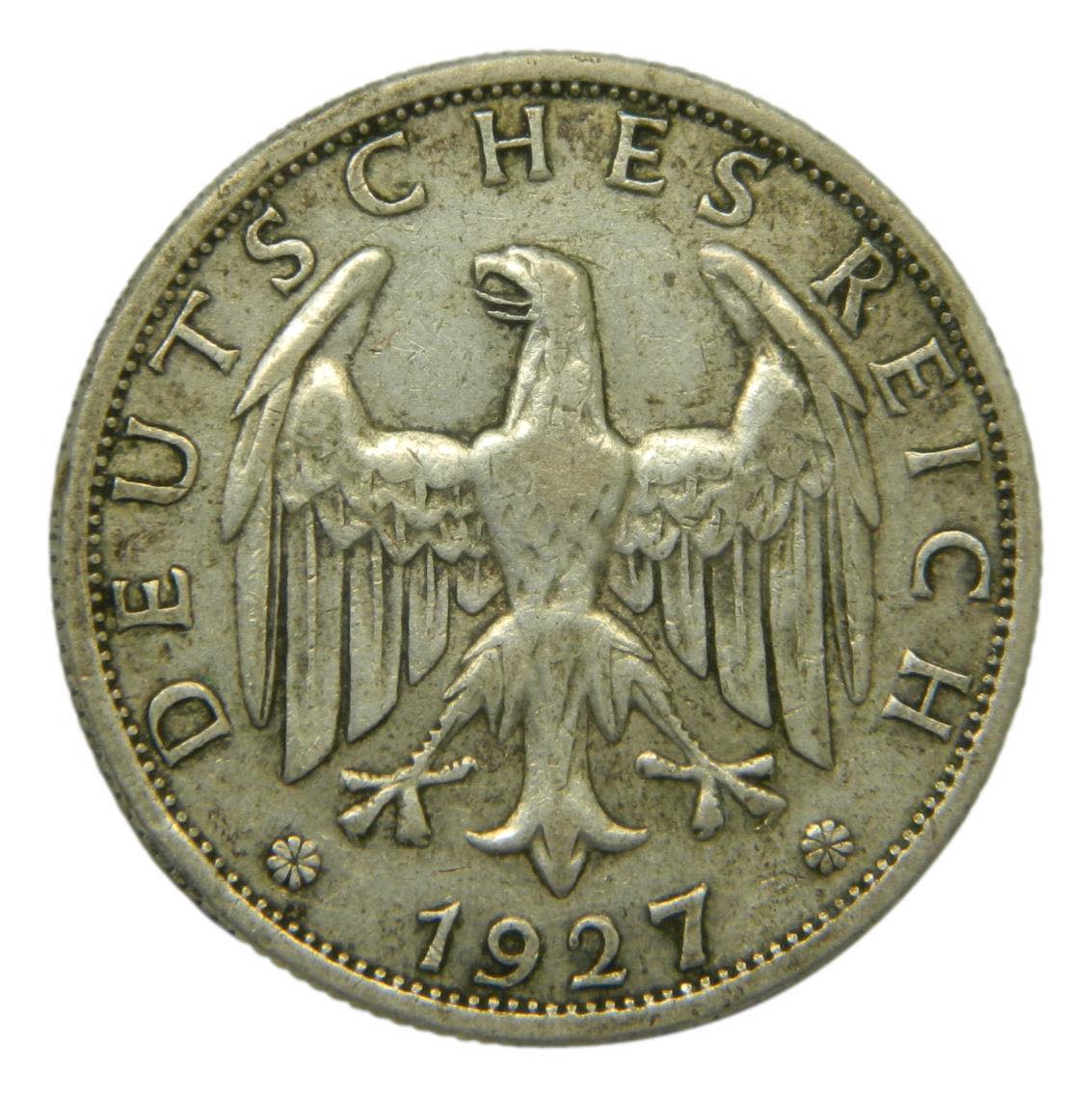 1927 F - ALEMANIA - 2 REICHSMARK - WEIMAR REPUBLIC - S11/443