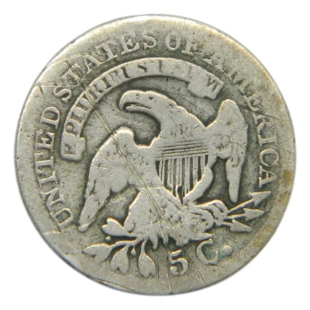 1837 - USA - 5 CENTAVOS - LIBERTY CAP - HALF DIME - MBC-