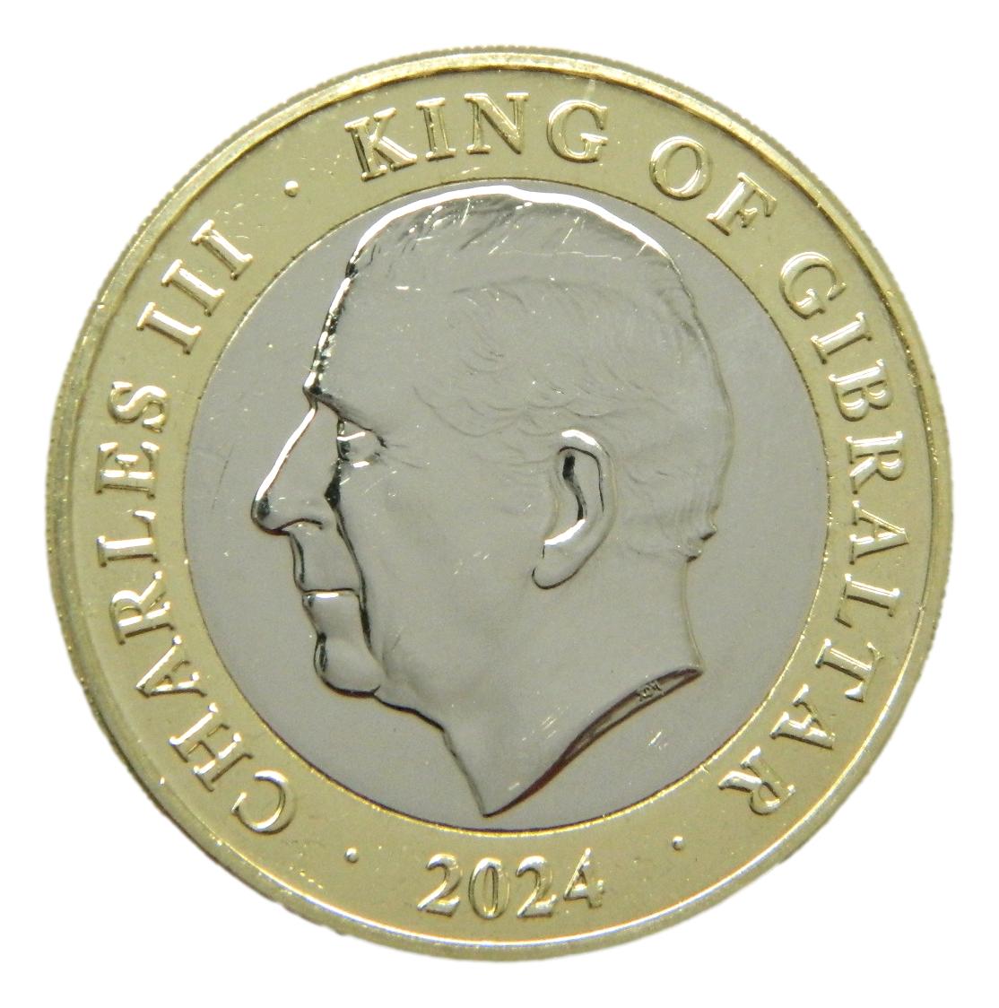 2024 - GIBRALTAR - 2 POUNDS - CHRISTMAS
