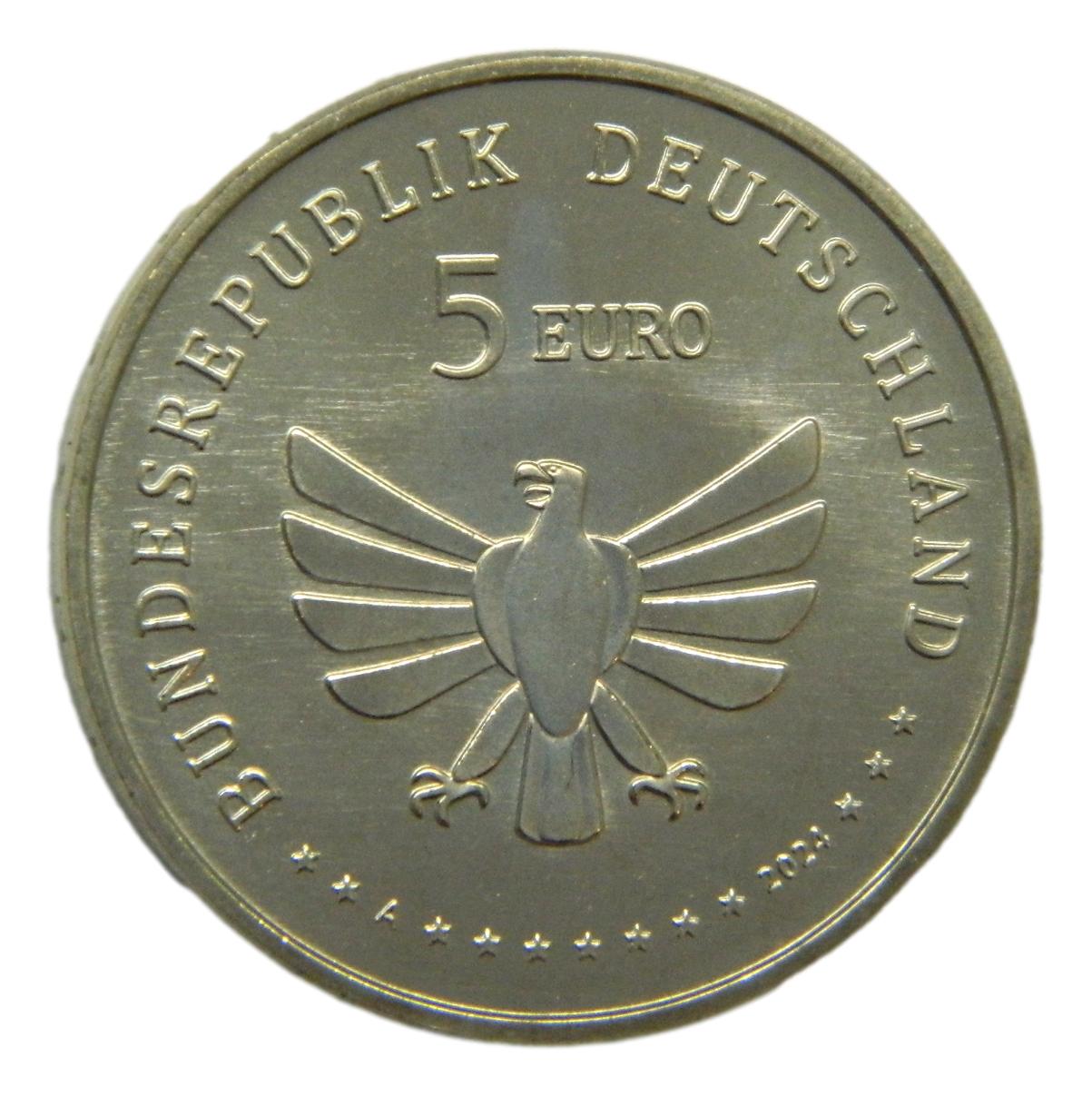 2024 - ALEMANIA - 5 EURO - GRILLO VERDE