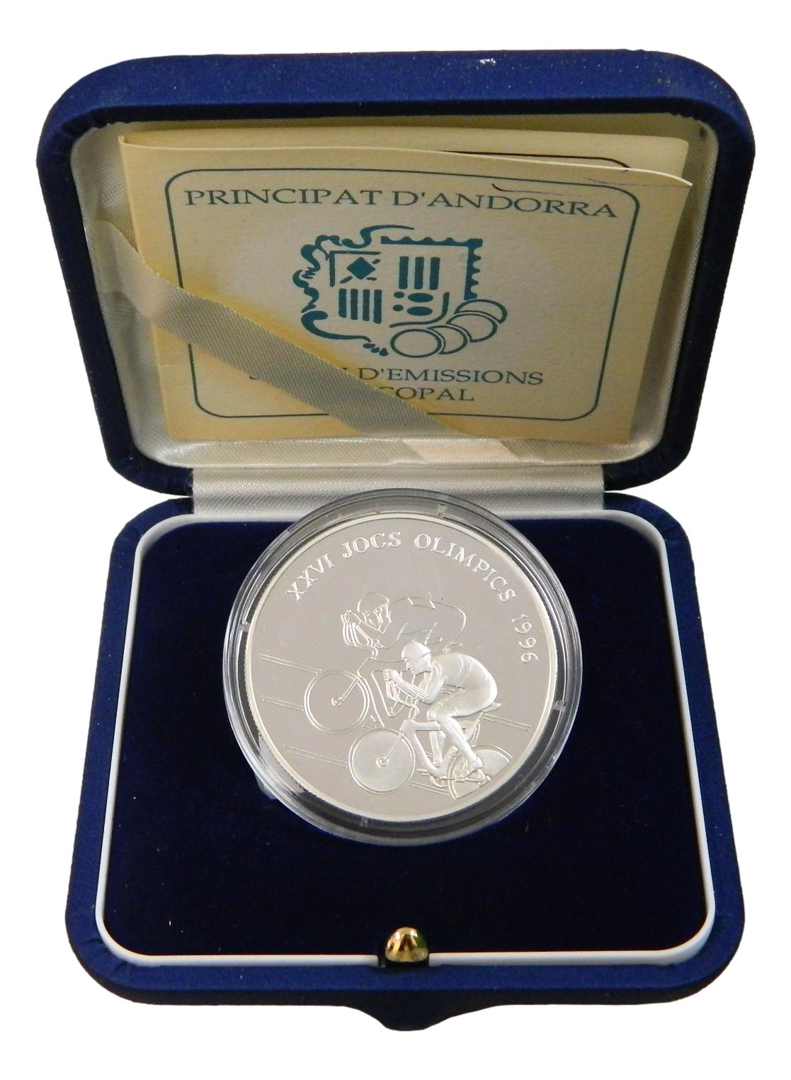 1994 - ANDORRA - 10 DINERS - JUEGOS OLIMPICOS VERANO 1996  - CICLISTAS - PLATA