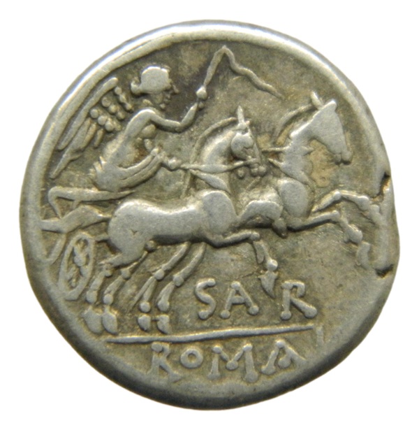 DENARIO REPUBLICANO - ATILIA - 155 aC