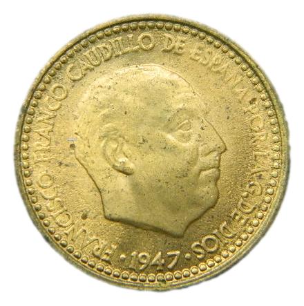 1947 *51 - FRANCO - 1 PESETA - SC