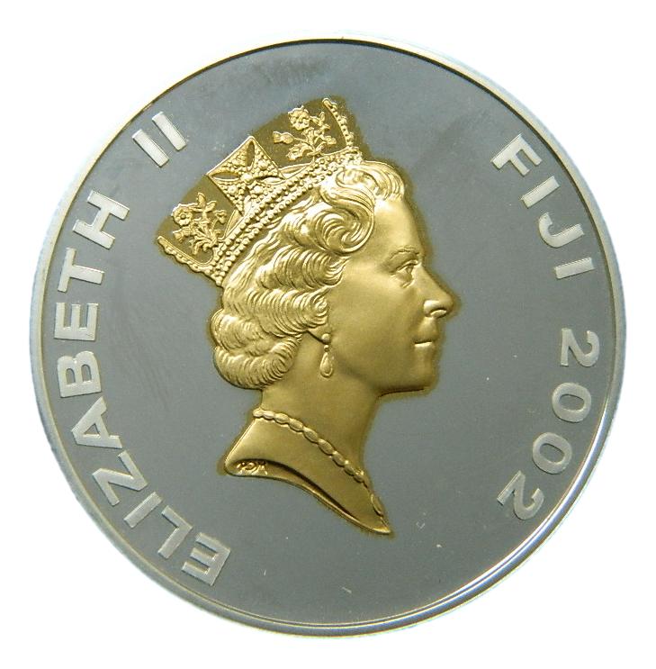 2002 - ISLAS FIJI - 10 DOLARES - DEFENSOR DE LA JUSTICIA - PLATA PROOF
