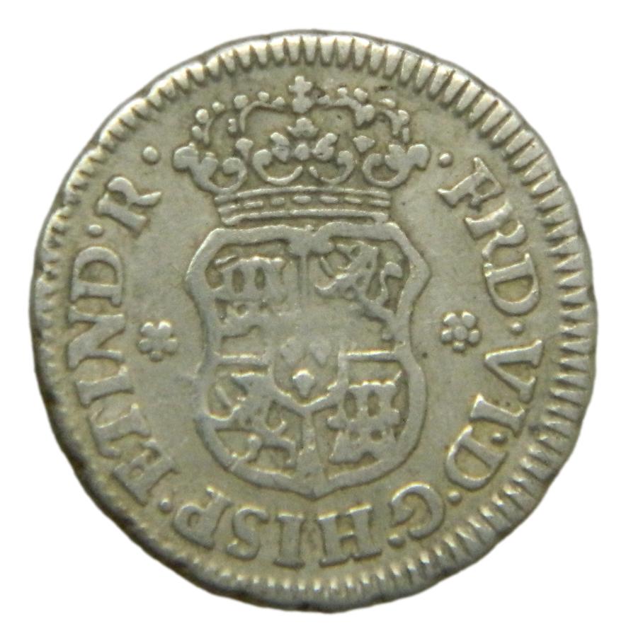 1757 M - FERNANDO VI - 1/2 REAL - MEXICO - MBC