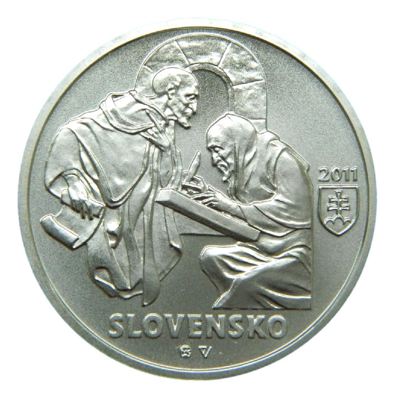 2011 - ESLOVAQUIA - 10 EURO - ZOBORSKE - PLATA