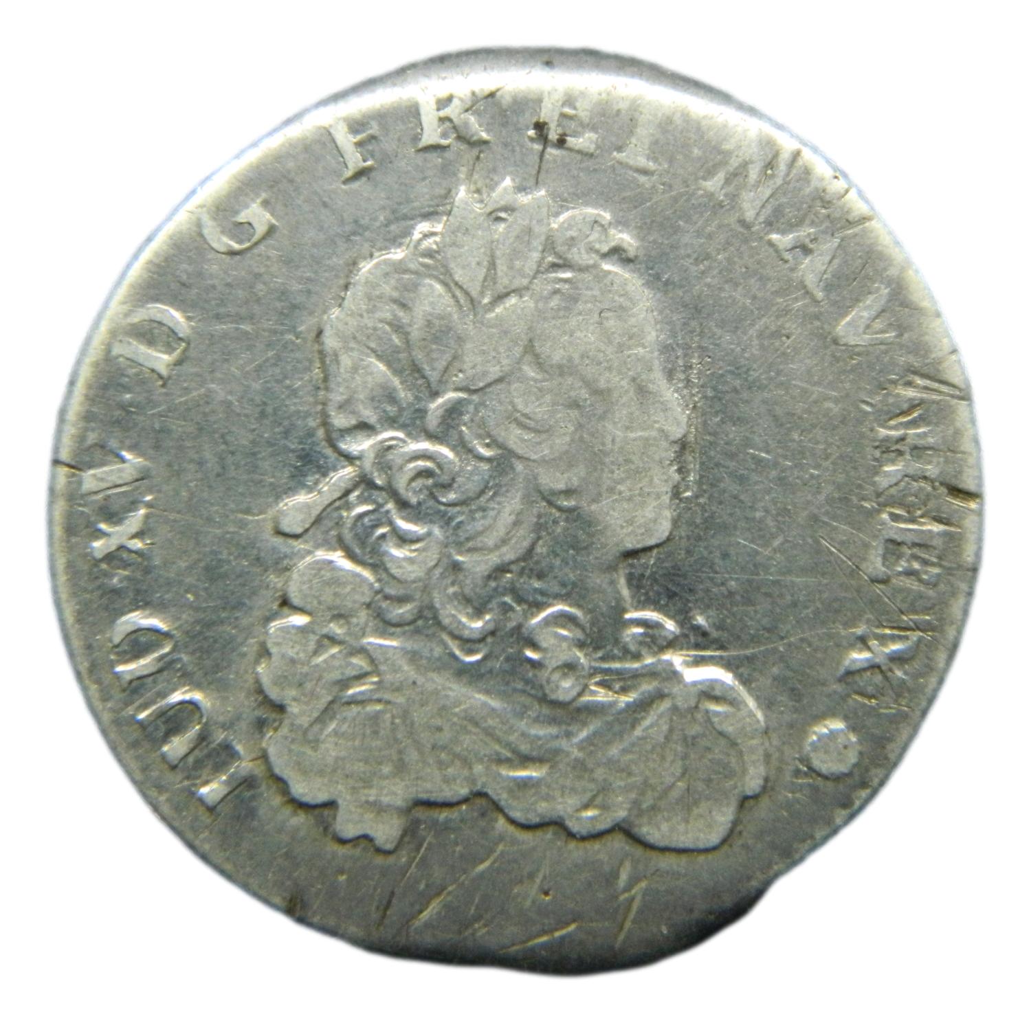 1721 O - FRANCIA - 1/3 ECU - RIOM - LOUIS XV - BC - S9/624