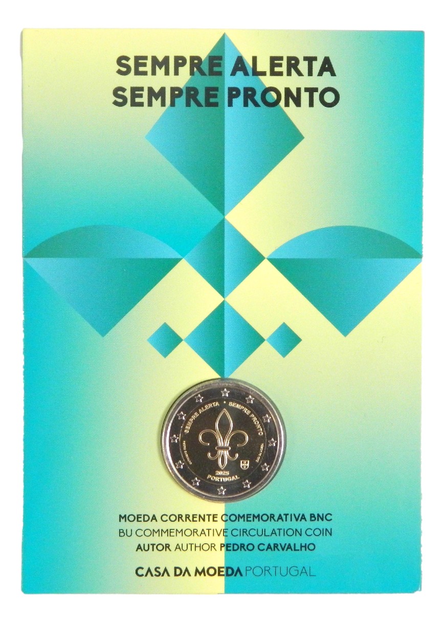 2025 - PORTUGAL - 2 EURO - MOVIMIENTO SCOUT - BU - COINCARD