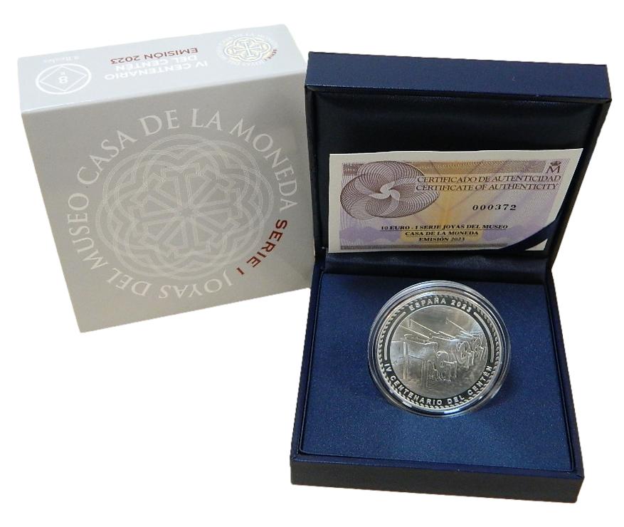 2023 - ESPAÑA  - 10 EUROS - IV CENTENARIO CENTEN - PLATA PROOF