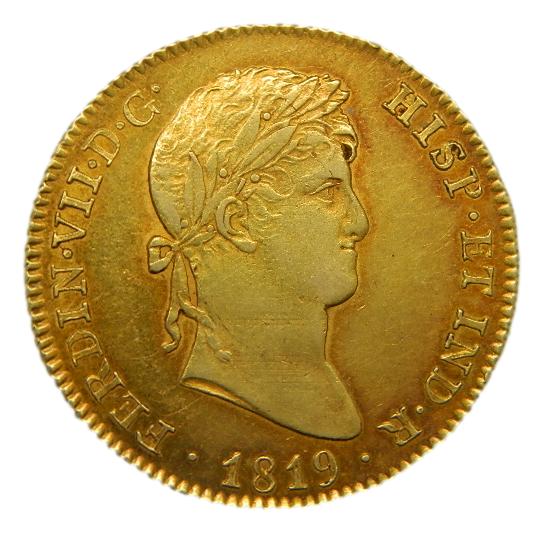 1819 CI - FERNANDO VII - 4 ESCUDOS - MADRID