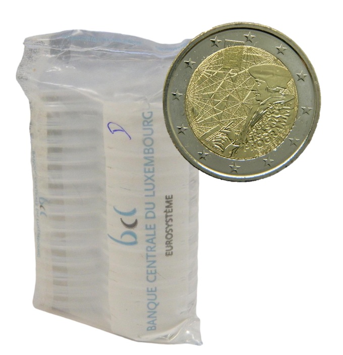 2022 - LUXEMBURGO - 2 EUROS - ERASMUS - CARTUCHO
